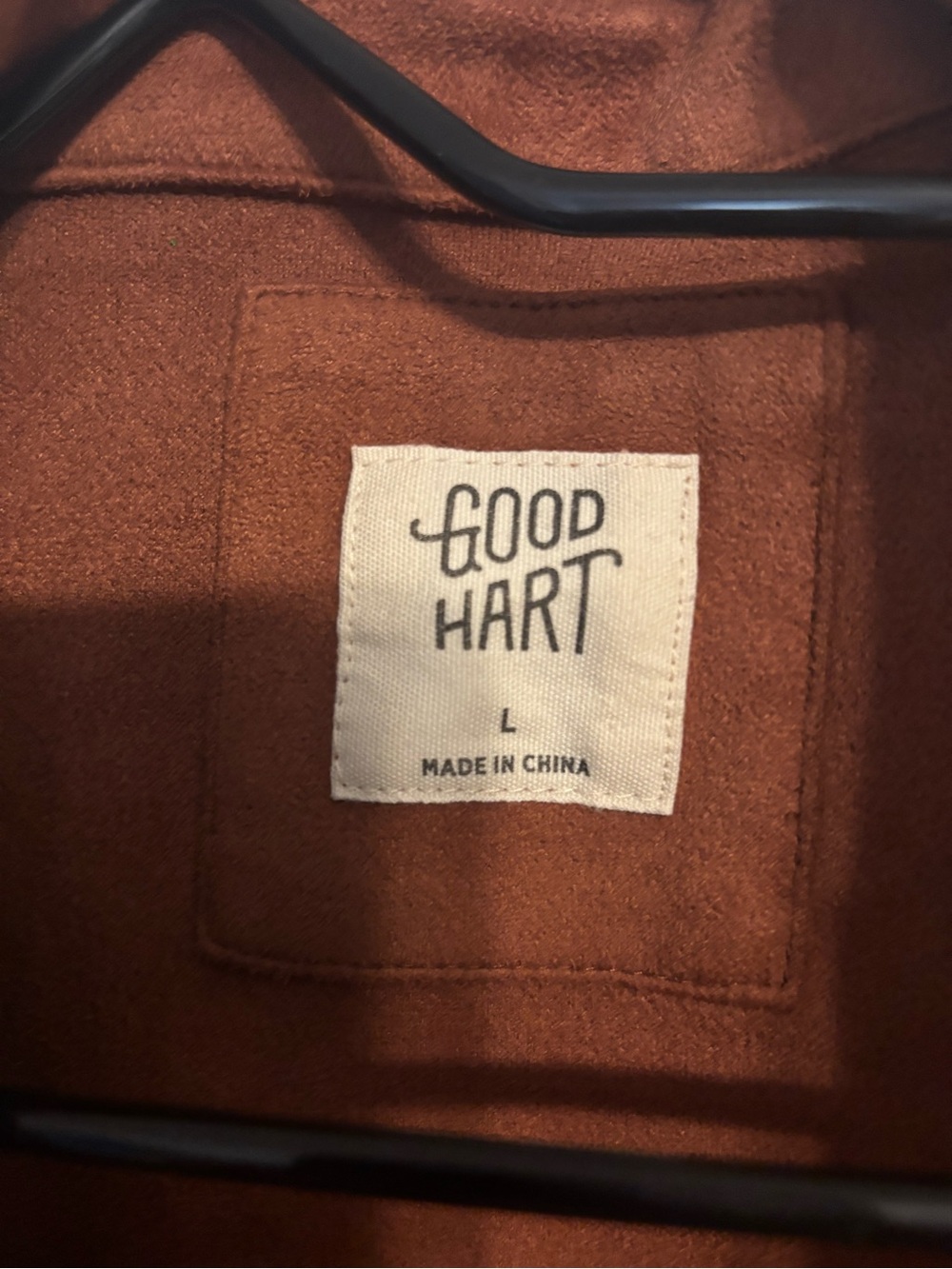 Good Hart Suede Moto Jacket - Rust Brown - Picture 2 of 4